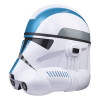 Hasbro Star Wars: Casco electrónico de soldado clon Ahsoka Black Series (Legión 501)