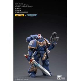 JoyToy - Marines Espaciales - Ultramarines - Héroes del Capítulo Primaris Teniente Erastus 1/18 - Warhammer 40K