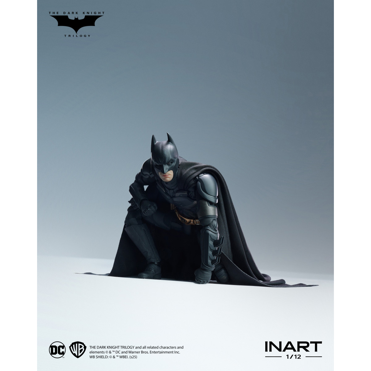 INART - The Dark Knight Rises: Figura de Batman a escala 1/12 - Deluxe