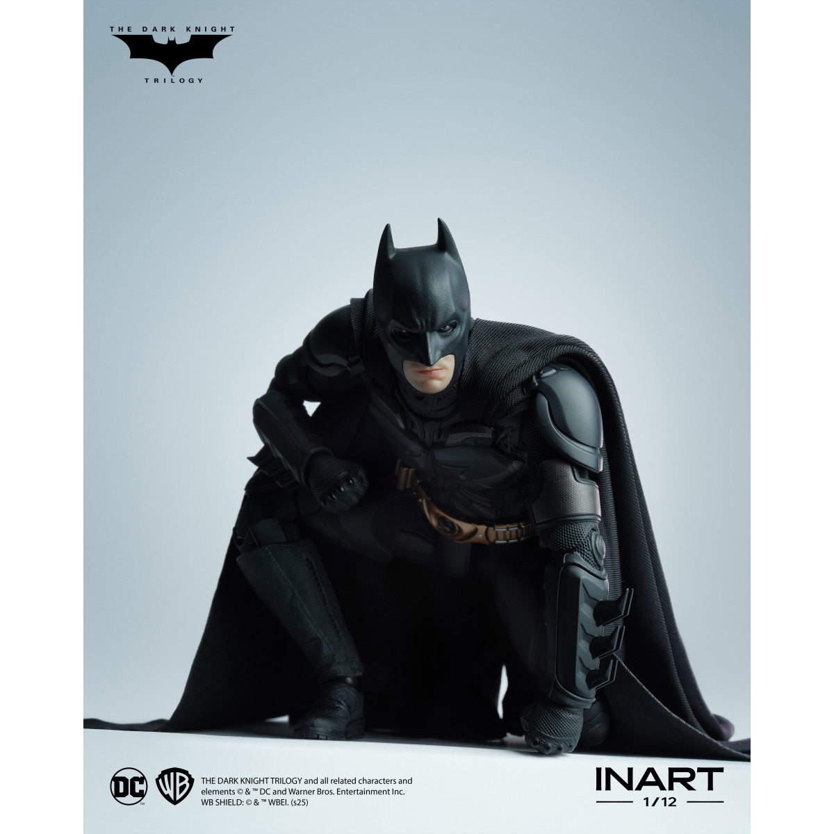 INART - The Dark Knight Rises: Figura de Batman a escala 1/12 - Deluxe