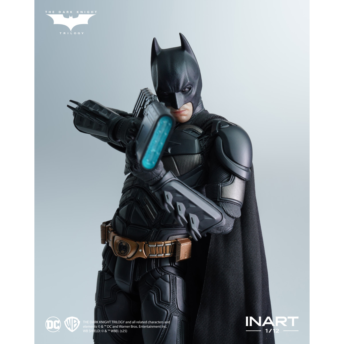 INART - The Dark Knight Rises: Figura de Batman a escala 1/12 - Deluxe