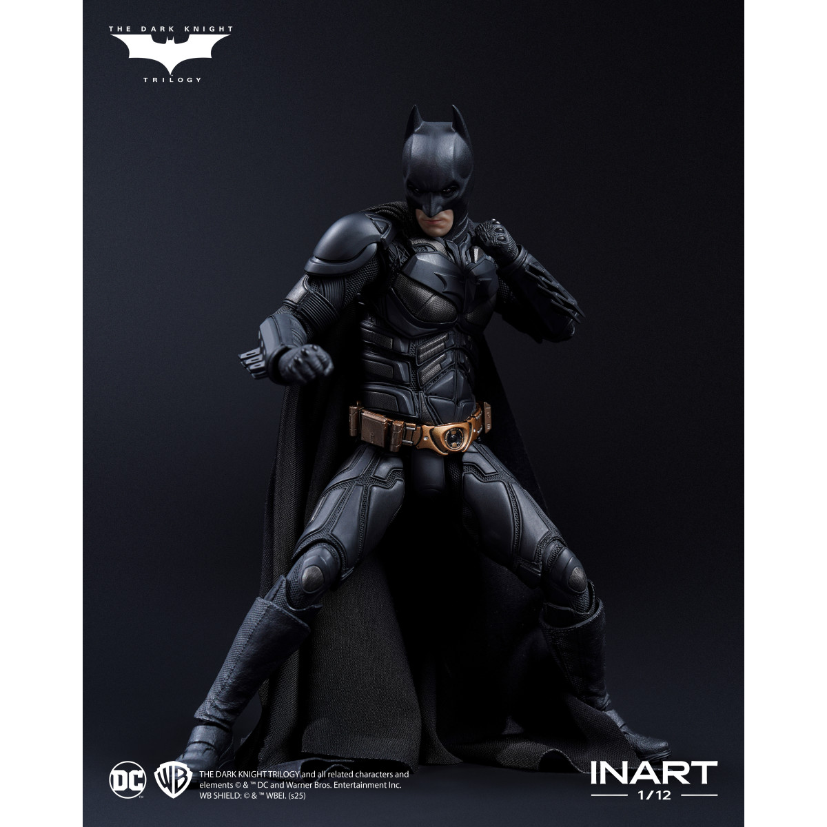 INART - The Dark Knight Rises: Figura de Batman a escala 1/12 - Deluxe