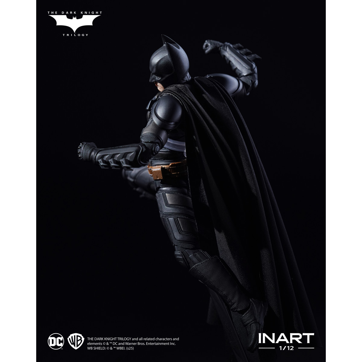 INART - The Dark Knight Rises: Figura de Batman a escala 1/12 - Deluxe