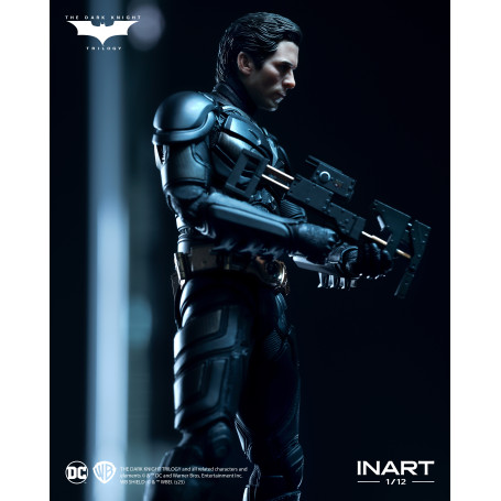 INART - The Dark Knight Rises: Figura de Batman a escala 1/12 - Deluxe