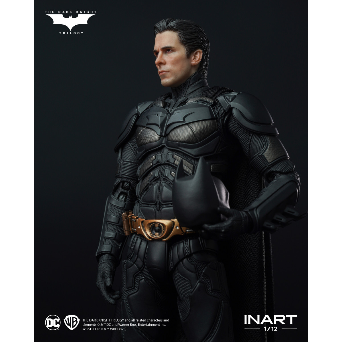 INART - The Dark Knight Rises: Figura de Batman a escala 1/12 - Deluxe