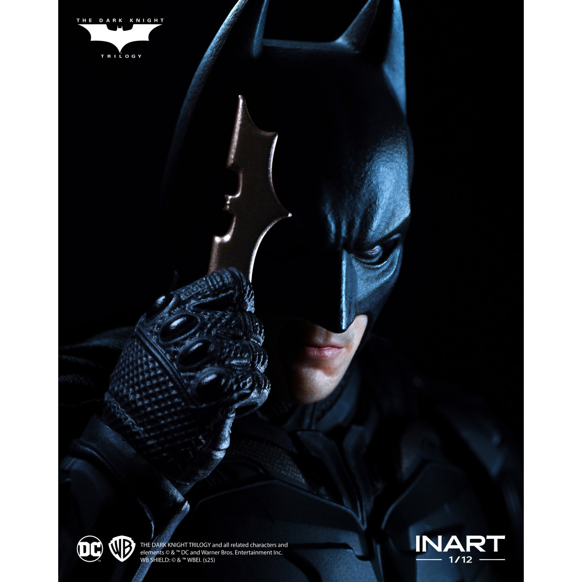 INART - The Dark Knight Rises: Figura de Batman a escala 1/12 - Deluxe