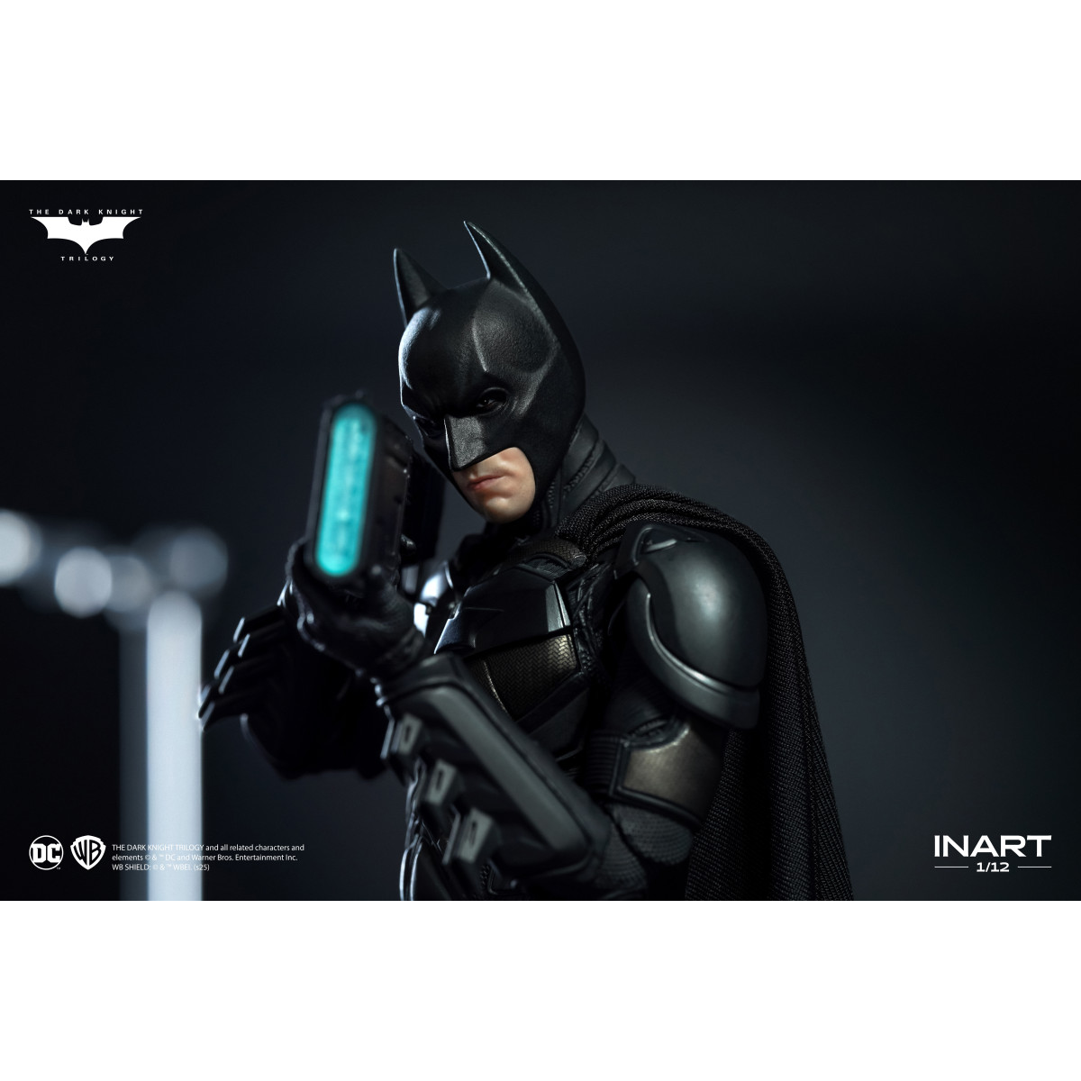 INART - The Dark Knight Rises: Figura de Batman a escala 1/12 - Deluxe