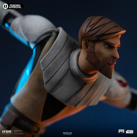 Iron Studios Star Wars Clone Wars - Obi-Wan Kenobi Arte Escala 1/10