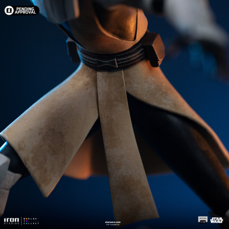 Iron Studios Star Wars Clone Wars - Obi-Wan Kenobi Arte Escala 1/10