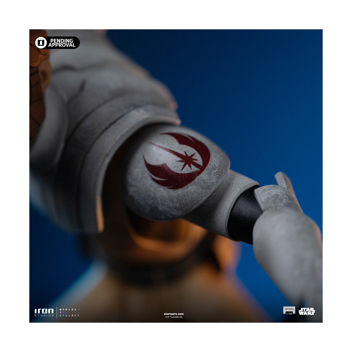 Iron Studios Star Wars Clone Wars - Obi-Wan Kenobi Arte Escala 1/10