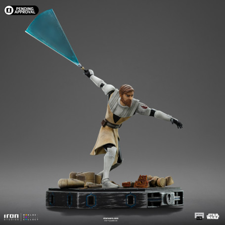 Iron Studios Star Wars Clone Wars - Obi-Wan Kenobi Arte Escala 1/10