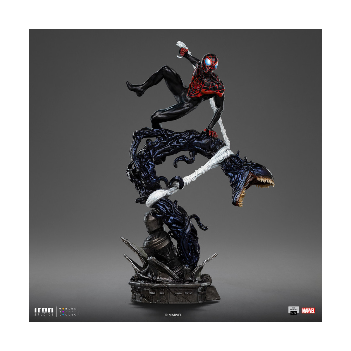 Iron Studios Marvel Comics - Spider-Man Vs Villains - Miles Morales BDS Art Scale