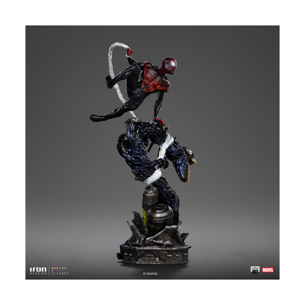 Iron Studios Marvel Comics - Spider-Man Vs Villains - Miles Morales BDS Art Scale