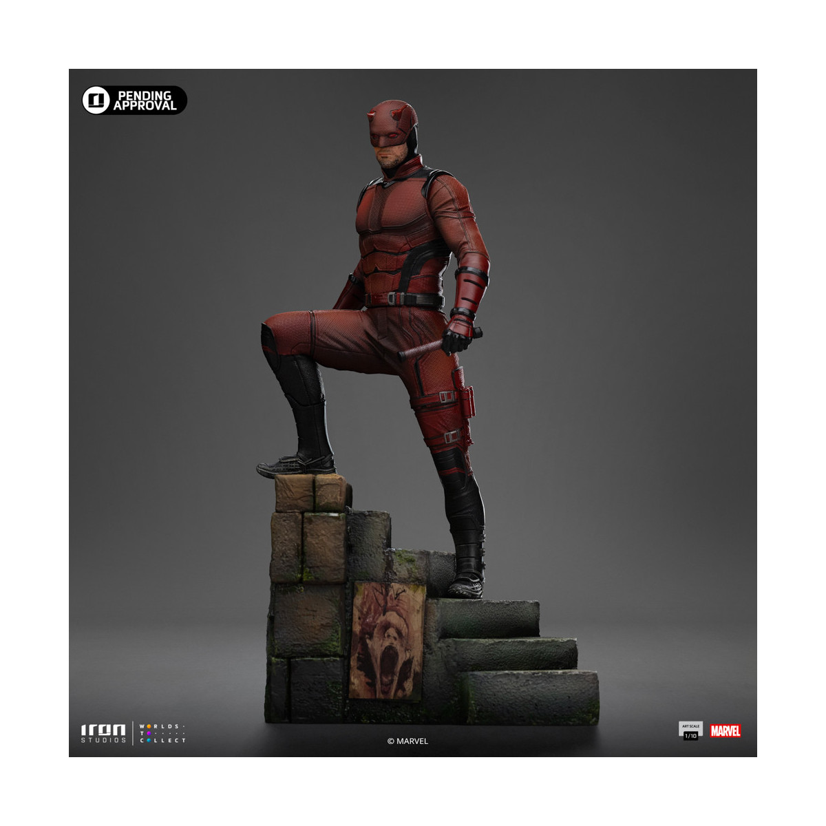 Iron Studios Marvel - Daredevil Born Again - Daredevil Art Escala 1/10