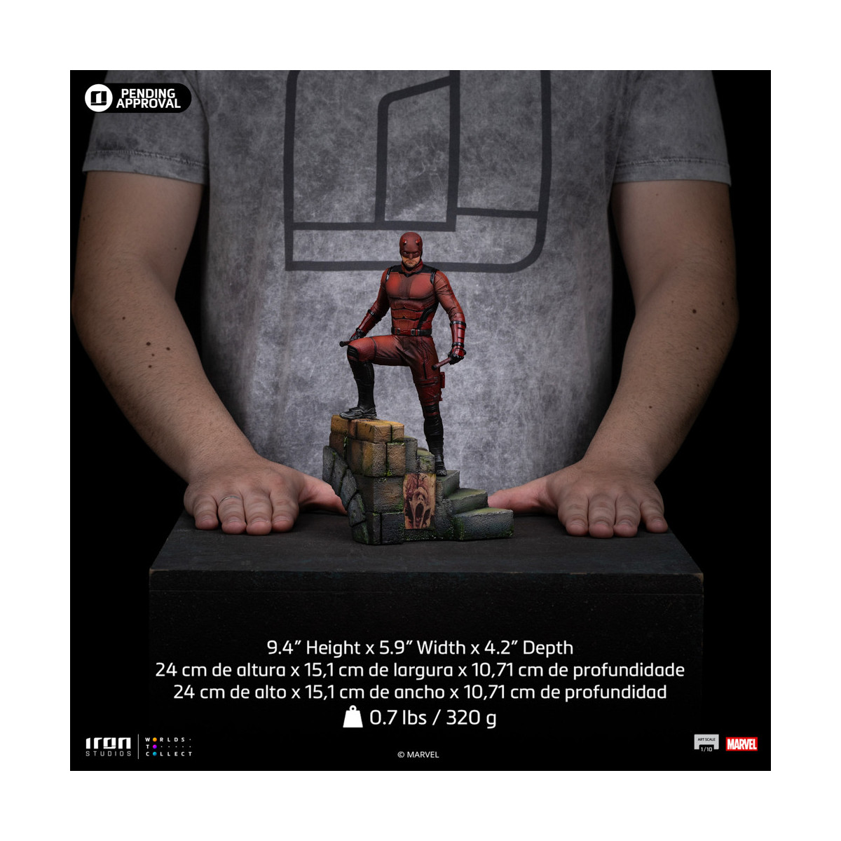 Iron Studios Marvel - Daredevil Born Again - Daredevil Art Escala 1/10