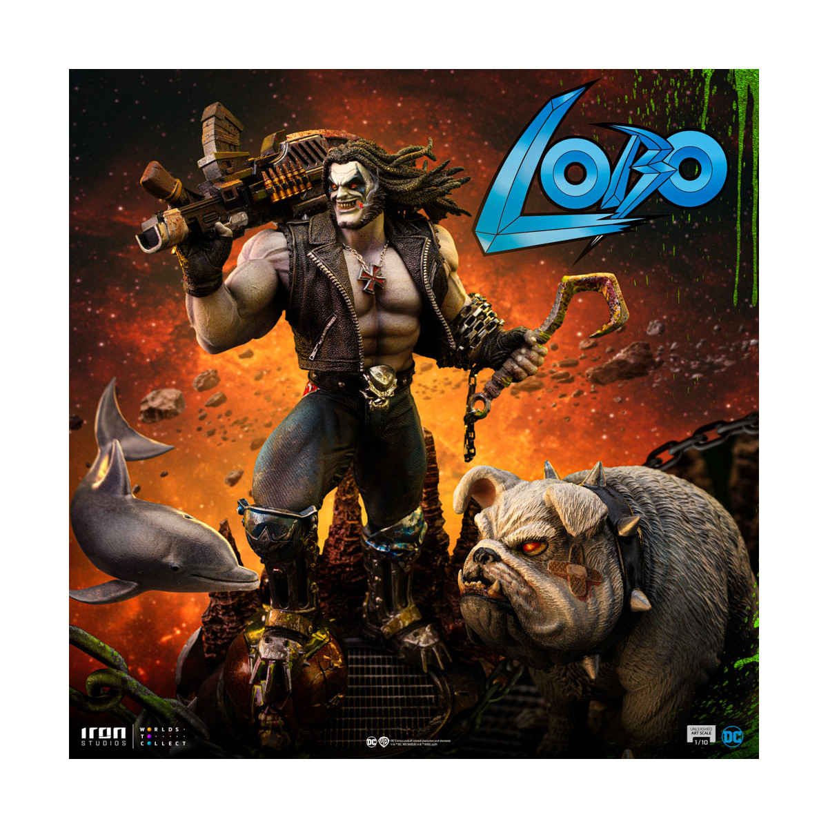 Iron Studios DC Comics - Lobo Unleashed BDS Arts Escala 1/10