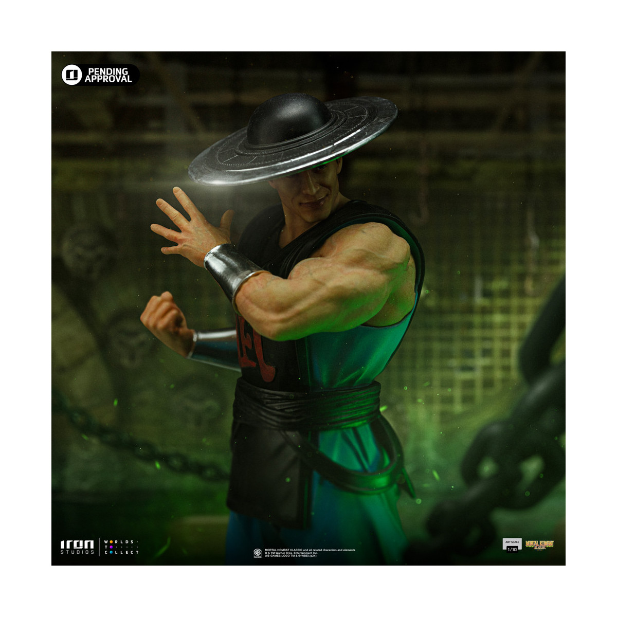 Iron Studios - Mortal Kombat - Kung Lao Arte Escala 1/10