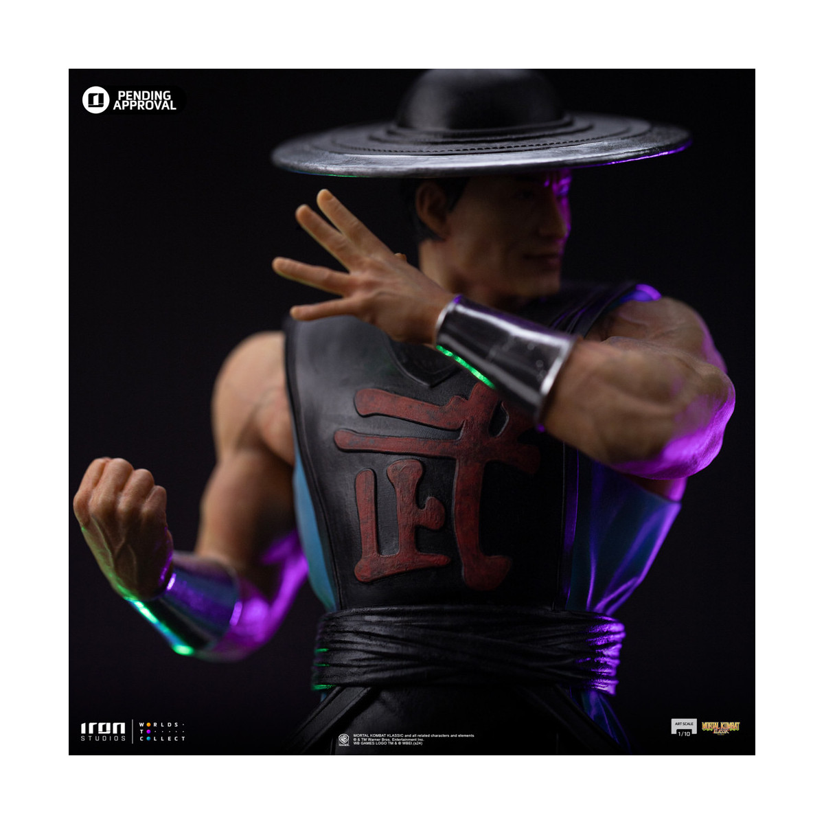Iron Studios - Mortal Kombat - Kung Lao Arte Escala 1/10