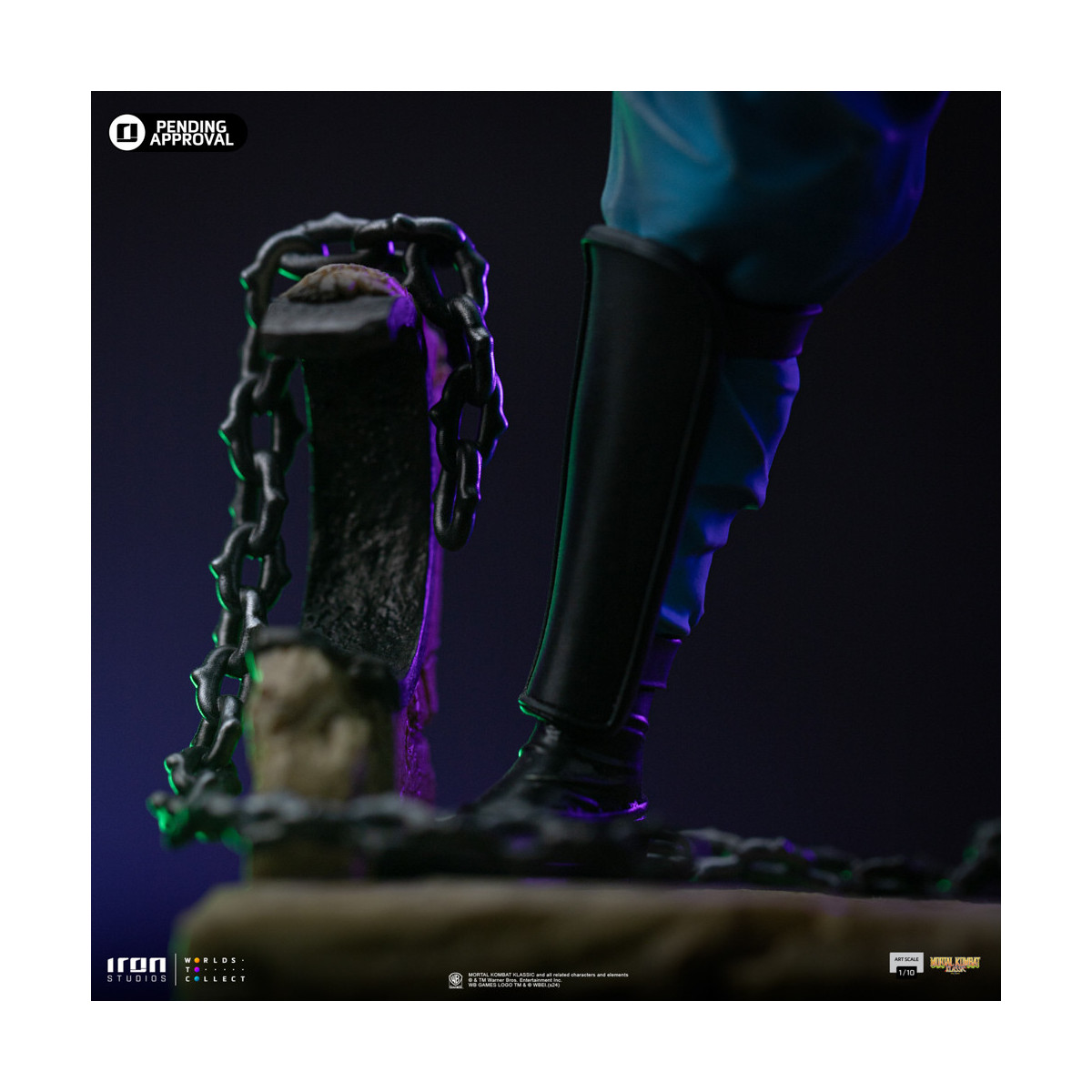 Iron Studios - Mortal Kombat - Kung Lao Arte Escala 1/10