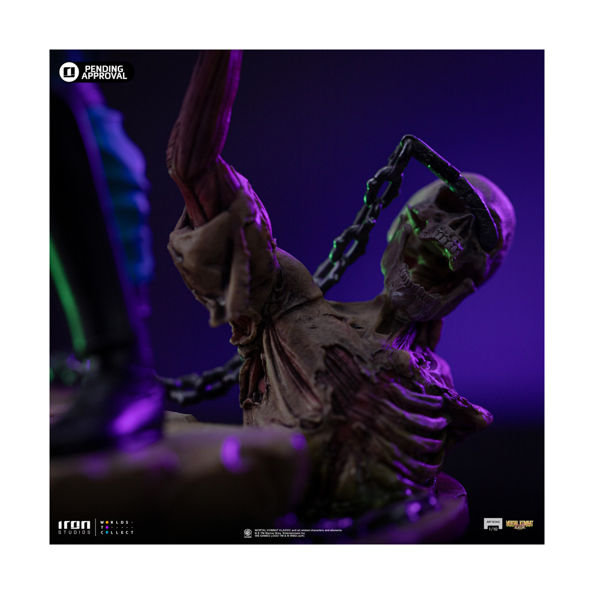 Iron Studios - Mortal Kombat - Kung Lao Arte Escala 1/10