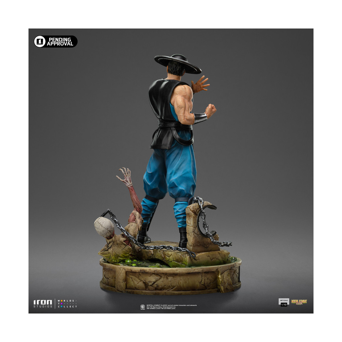 Iron Studios - Mortal Kombat - Kung Lao Arte Escala 1/10