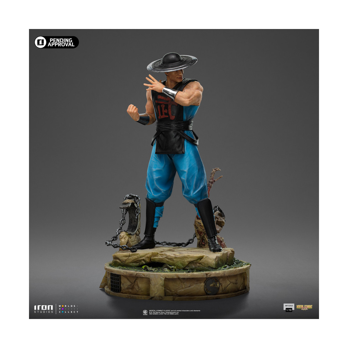 Iron Studios - Mortal Kombat - Kung Lao Arte Escala 1/10