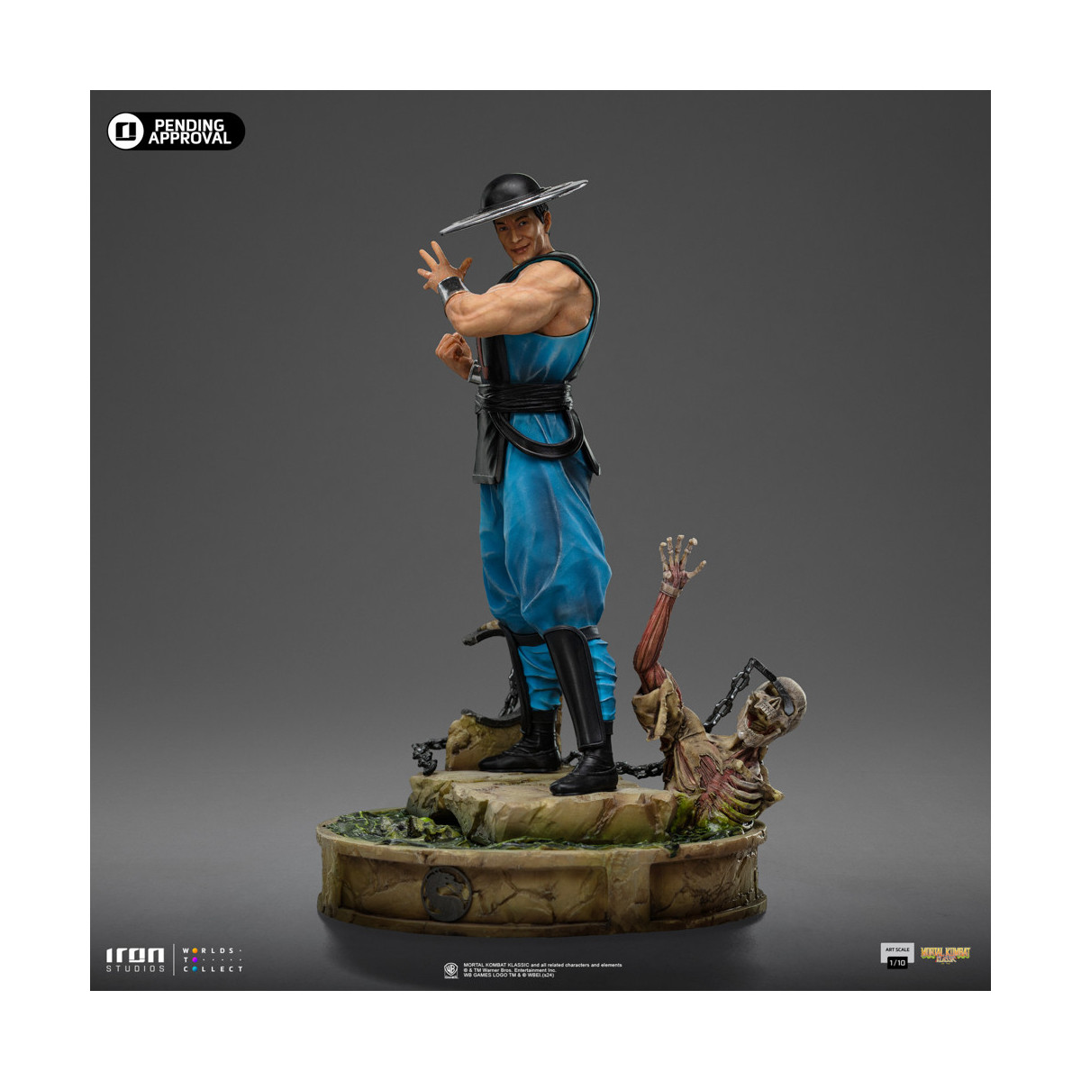 Iron Studios - Mortal Kombat - Kung Lao Arte Escala 1/10