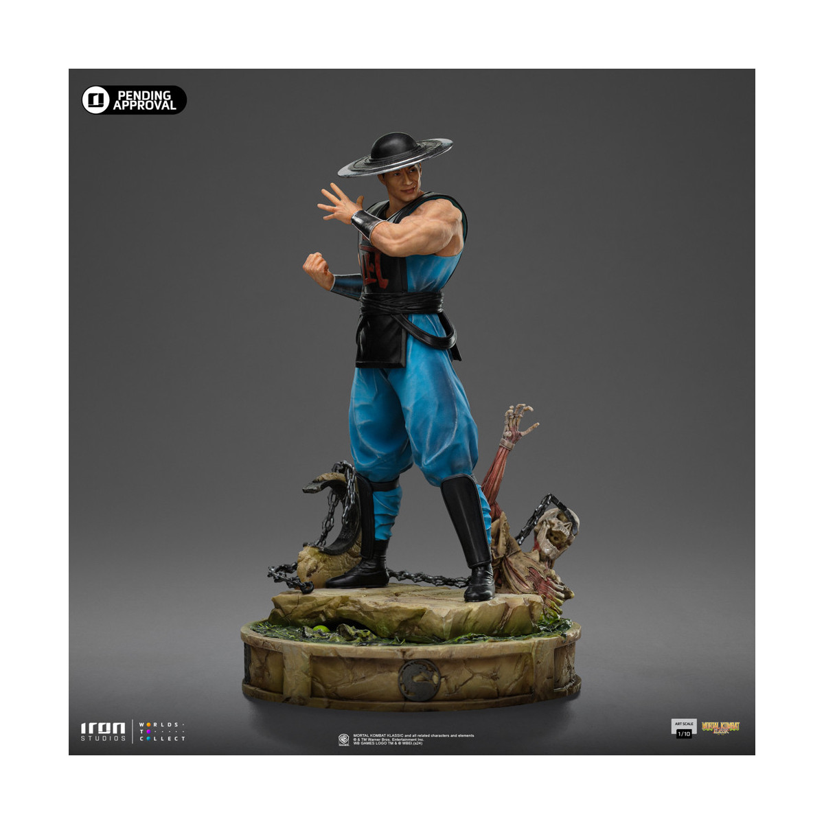 Iron Studios - Mortal Kombat - Kung Lao Arte Escala 1/10