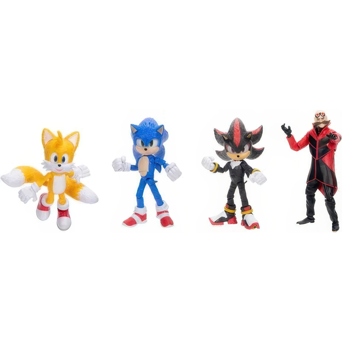 Jakks Pacific - Sonic The Hedgehog 3 - Wave 1 Set de 4 figuras