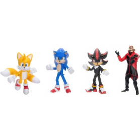Jakks Pacific - Sonic The Hedgehog 3 - Wave 1 Set de 4 figuras