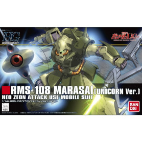 Bandai - Gunpla - 1/144 HG- RMS-108 MARASAI (Unicorn Ver.) - Mobile Suit Gundam Unicorn - Universe Century