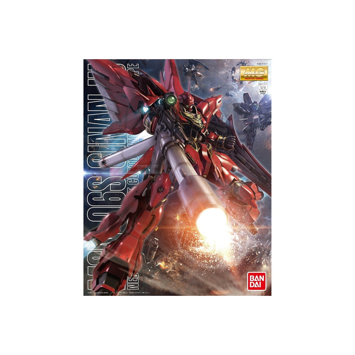 Bandai - Gunpla - 1/100 MG - MSN-06S SINANJU Anime Color Ver. - Mobile Suit Gundam Unicorn