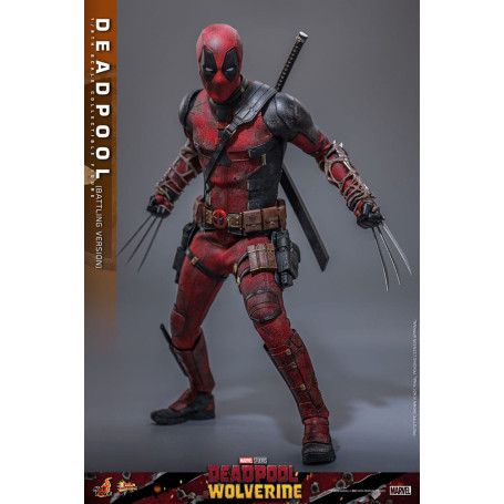 Hot Toys Marvel Deadpool & Wolverine - Deadpool (Battling Version) MMS 1/6