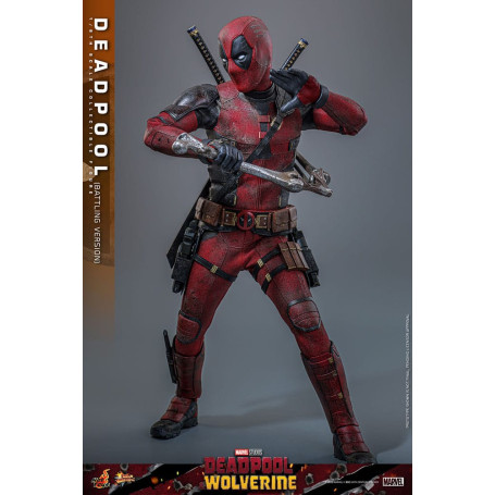 Hot Toys Marvel Deadpool & Wolverine - Deadpool (Battling Version) MMS 1/6