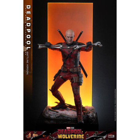 Hot Toys Marvel Deadpool & Wolverine - Deadpool (Battling Version) MMS 1/6