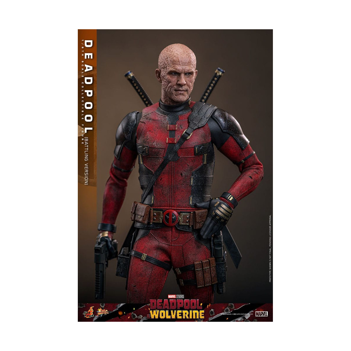 Hot Toys Marvel Deadpool & Wolverine - Deadpool (Battling Version) MMS 1/6
