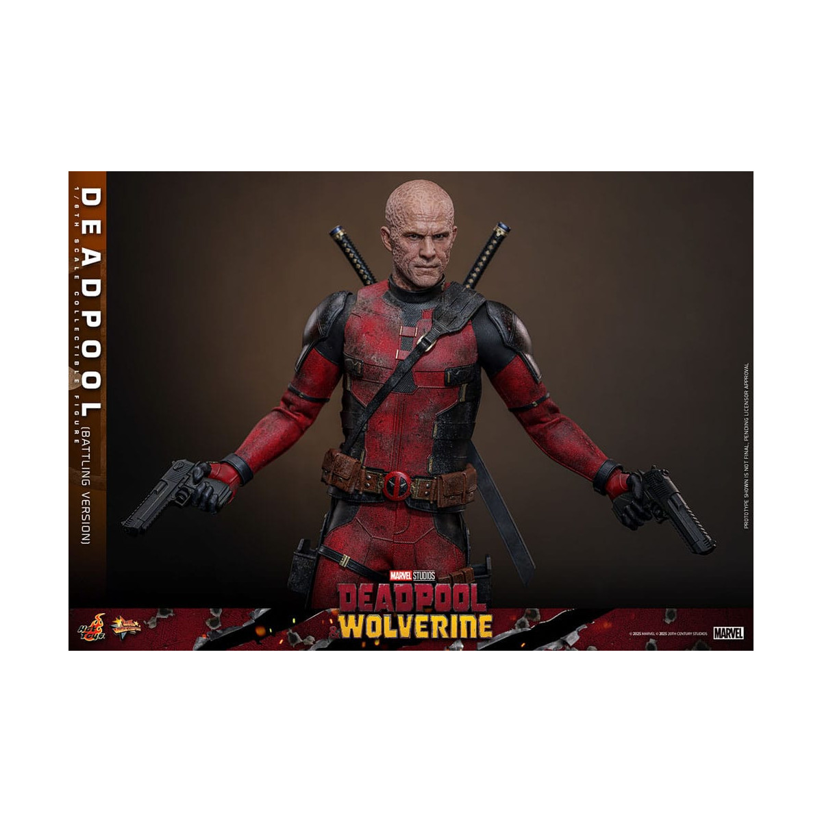 Hot Toys Marvel Deadpool & Wolverine - Deadpool (Battling Version) MMS 1/6