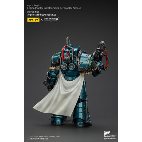Joytoy - Warhammer - Alpha Legion - Legion Praetor in Cataphractii Terminator Armour - The Horus Heresy