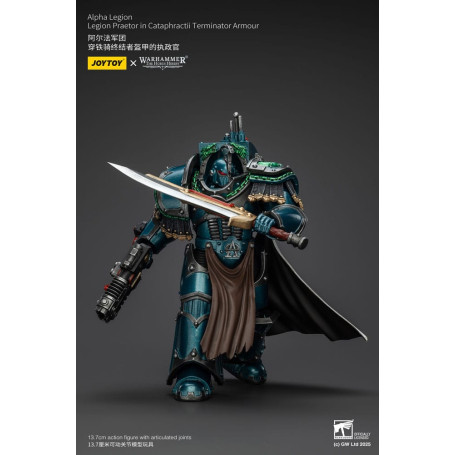 Joytoy - Warhammer - Alpha Legion - Legion Praetor in Cataphractii Terminator Armour - The Horus Heresy