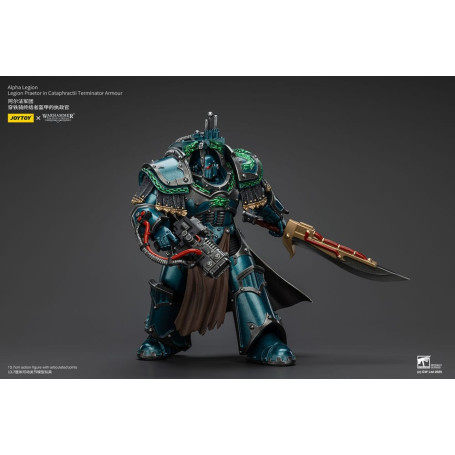 Joytoy - Warhammer - Alpha Legion - Legion Praetor in Cataphractii Terminator Armour - The Horus Heresy