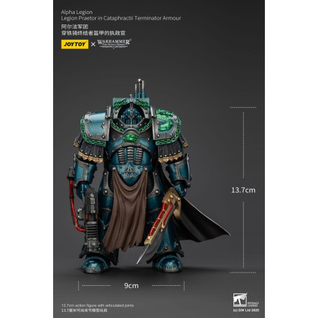 Joytoy - Warhammer - Alpha Legion - Legion Praetor in Cataphractii Terminator Armour - The Horus Heresy