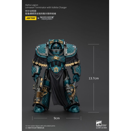 Joytoy - Warhammer - Legión Alfa - Lernaean Terminator con Volkite - La Herejía de Horus