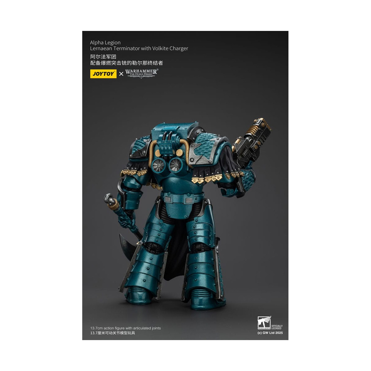 Joytoy - Warhammer - Legión Alfa - Lernaean Terminator con Volkite - La Herejía de Horus