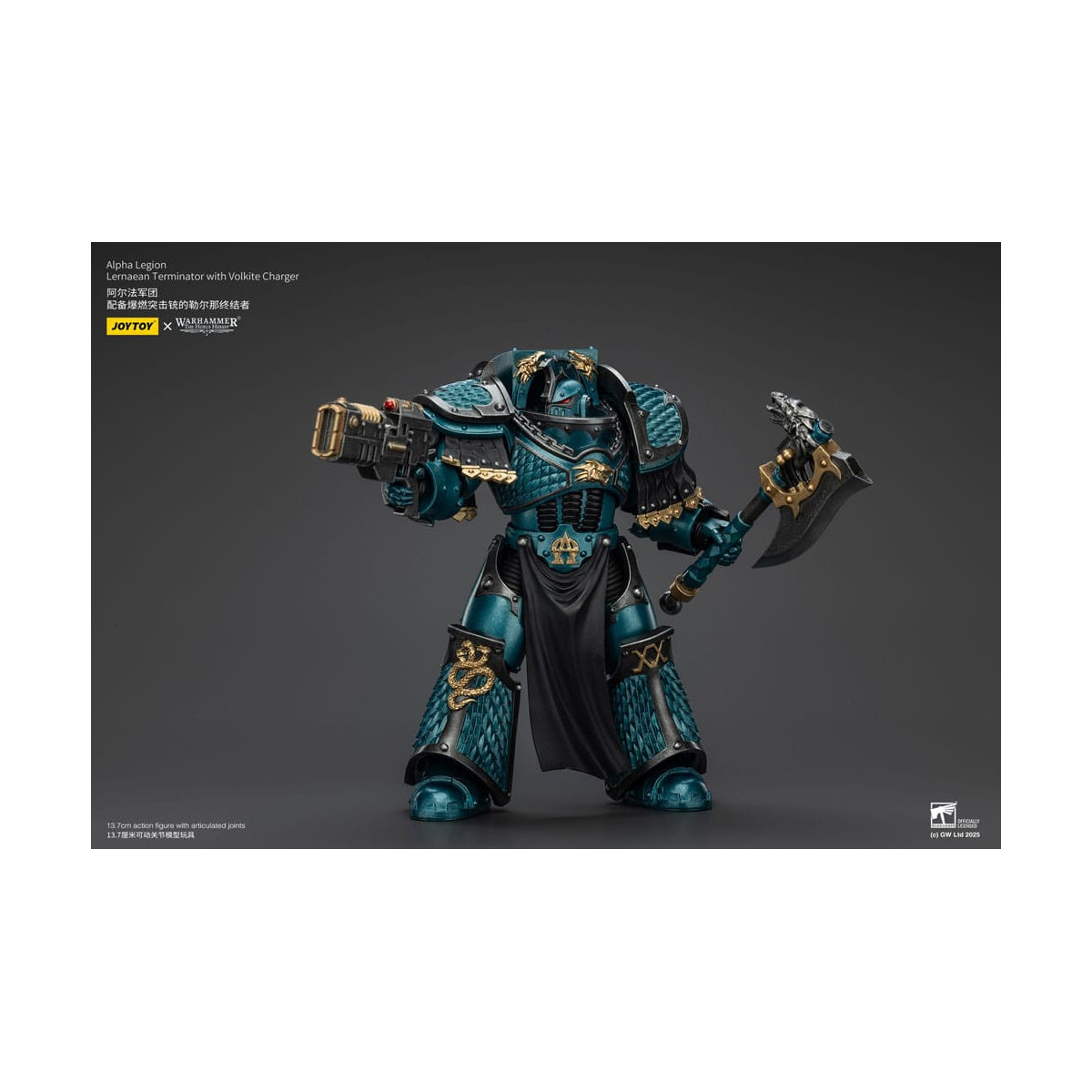 Joytoy - Warhammer - Legión Alfa - Lernaean Terminator con Volkite - La Herejía de Horus