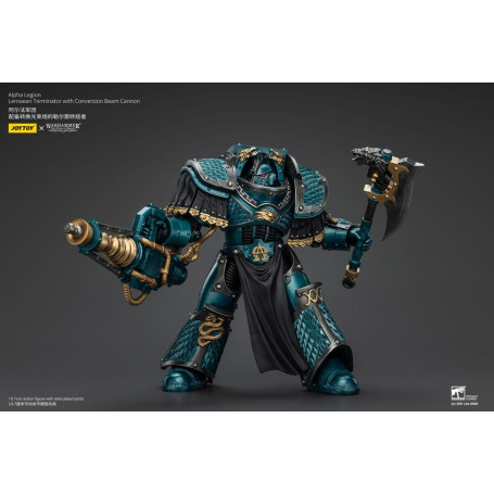 Joytoy - Warhammer - Legión Alfa - Lernaean Terminator con Cañón de Rayos de Conversión - La Herejía de Horus