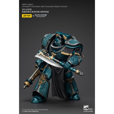 Joytoy - Warhammer - Legión Alfa - Lernaean Terminator con Cañón de Rayos de Conversión - La Herejía de Horus