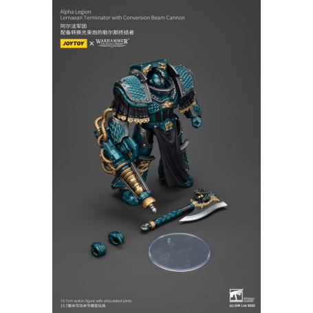 Joytoy - Warhammer - Legión Alfa - Lernaean Terminator con Cañón de Rayos de Conversión - La Herejía de Horus