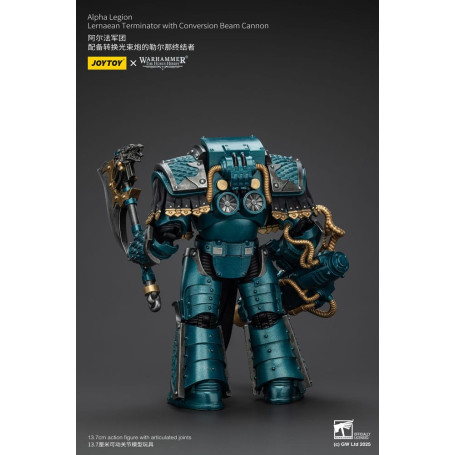 Joytoy - Warhammer - Legión Alfa - Lernaean Terminator con Cañón de Rayos de Conversión - La Herejía de Horus