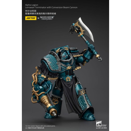 Joytoy - Warhammer - Legión Alfa - Lernaean Terminator con Cañón de Rayos de Conversión - La Herejía de Horus
