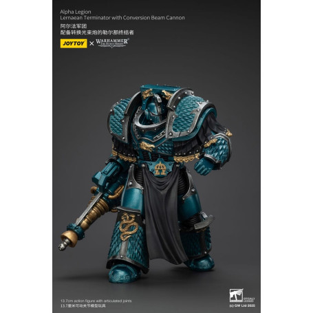 Joytoy - Warhammer - Legión Alfa - Lernaean Terminator con Cañón de Rayos de Conversión - La Herejía de Horus